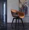 Designer dining chair living room fiberglass swivel Ginger Chair supplier